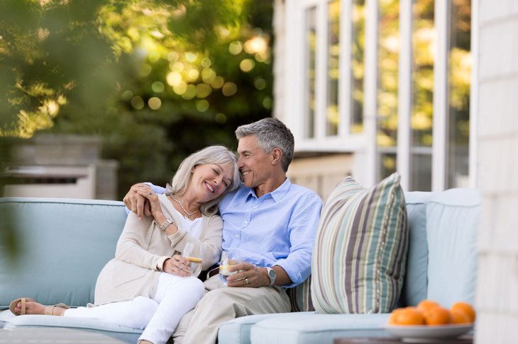 Couple enjoying retirement